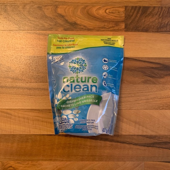 New Nature Clean Automatic Dishwasher Pacs, Unscented, 24 count. - Picture 8 of 10